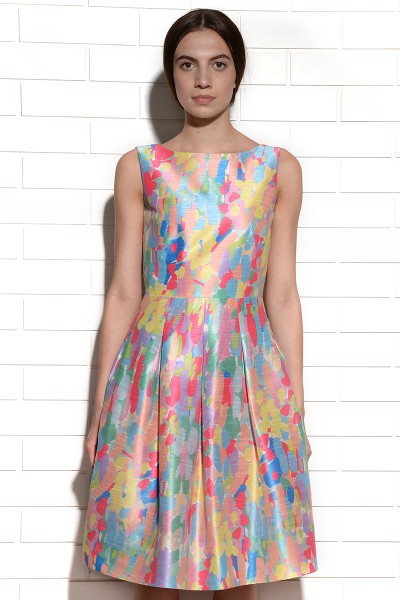 Abstract Canvas Candy Dress